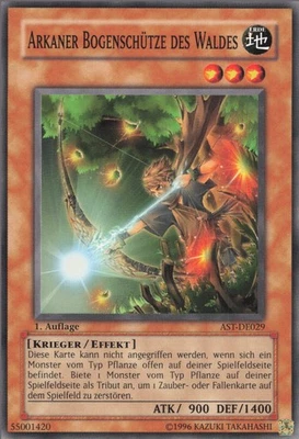 YuGiOh Arkaner Bogenschütze des Waldes AST-DE029 Common NM unl. - Bild 1 von 2