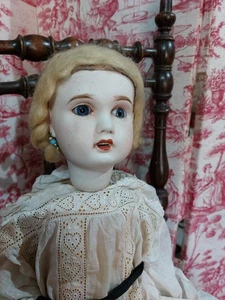 Poupée Ancienne Française AL Limoges Chérie 9 56 Cm - Picture 1 of 10