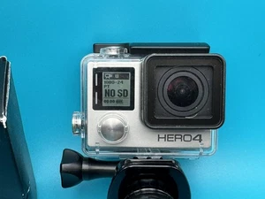 GoPro HERO4 Silver, Housing, Chest Mount, Remote Control, Batteries - Picture 1 of 12