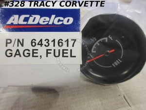 1972-1974 Corvette Fuel Gage GM 6431617 ACDelco Gas Gauge 1973 White Letters - Picture 1 of 3