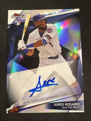 2018 Topps Finest Rookie Auto Amed Rosario Refractor RC Autograph #FFA-AR - Image 1 of 4