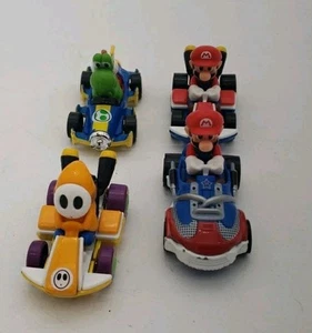 Hot Wheels Mario Kart Diecast Cars Yoshi Shy Guy Mario 2018 Nintendo Mattel - Picture 1 of 21