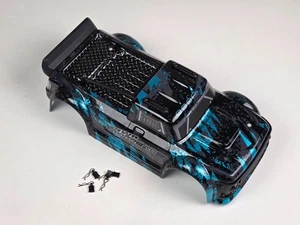 MJX Hyper Go Body Shell 1430L1 Blue with Body Clips 14301 1/14 Scale RC Part NEW - Picture 1 of 7