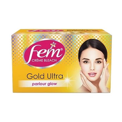 Fem Gold Ultra Creme Bleach 3 Steps to Parlour Glow 30 gm Free Shipping - Image 1 of 4