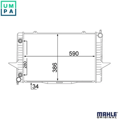 RADIATOR ENGINE COOLING CR 1544 000S FOR VOLVO S70 XC70/CROSS/COUNTRY/SUV V70 - Image 1 of 4