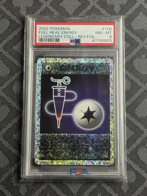 Pokemon Legendary Collection Reverse Holo Full Heal Energy #100/110 PSA 8 NM-MT - Image 1 of 2