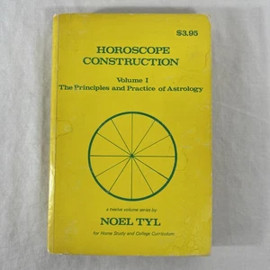 Horoscope Construction Volume 1 Noel Tyl 1977 First Edition Third Printing - Picture 1 of 7