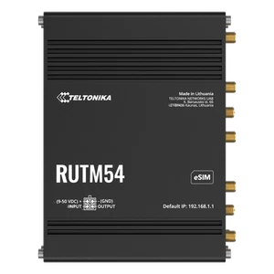 Teltonika RUTM54 RUTM54000000 Router 5G LTE Dual Sim 802.11ac (3) 100 Mbps RG-45 - Picture 1 of 6