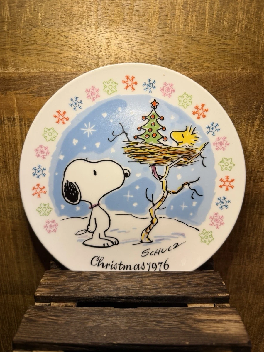 Peanuts Christmas Plate In Schmid Collectibles for sale | eBay