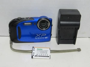 Fujifilm FinePix XP70 16MP Digital Camera - Blue Waterproof *TESTED* W charger - Picture 1 of 8