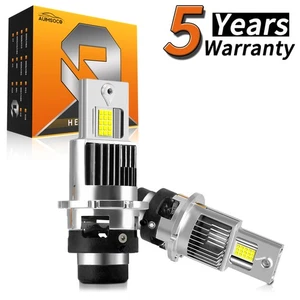 D2S High Low Beam LED Headlight Kit Bulbs For Jaguar XK8 2001-2002 Super Bright - Picture 1 of 14