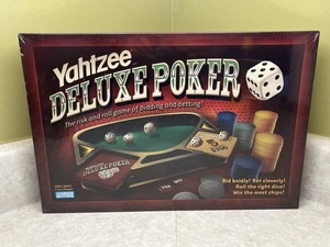 Parker Brothers Yahtzee Deluxe Pokerspiel Neu Versiegelt Risiko & Rolle Bid & Bet - Bild 1 von 10
