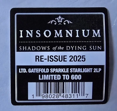 Insomnium - Shadows Of The Dying Sun (NUMBERED 1 0F 600  SPARKLE Re-Issue) LP - Image 1 of 2