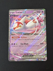 Juego de cartas coleccionables Pokémon Latias Ex 076/191 SV: Surging Sparks doble raro - Imagen 1 de 2