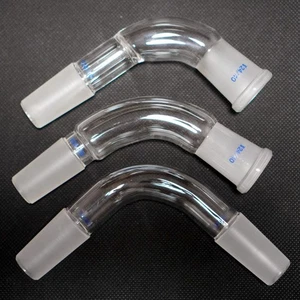 Laborglas gebogen Verbindungsadapter Verbinderrohr 24/40 Joint, Laborglaswaren - Bild 1 von 12