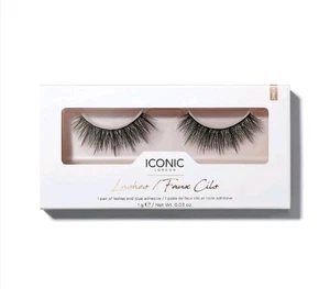 ICONIC London schwarze falsche Wimpern lokale Berühmtheit neu im Paket - Bild 1 von 4