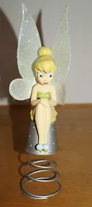 DISNEY 2007 TINKERBELL ON THIMBLE TINK CHRISTMAS XMAS TREE TOPPER - Picture 1 of 6