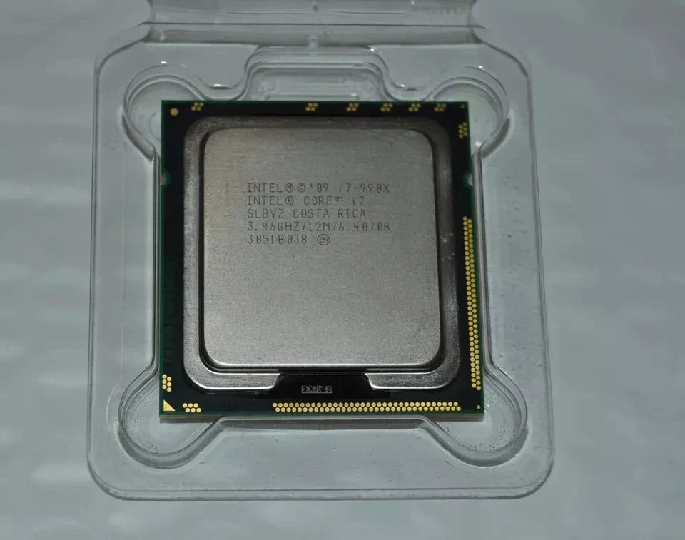 Intel Core i7-990X Processor SLBVZ 6 Core 12MCache 3.46GHz(3.73 Turbo) 6.40GT/s - Image 1 of 2