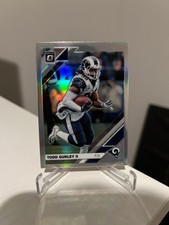 2019 Donruss Optic Todd Gurley II Silver Prizm Card No. 54 Rams