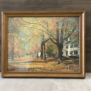 Charles Sawyer Vintage A Village Street Hand Colored Signed Framed Photograph - Picture 1 of 10