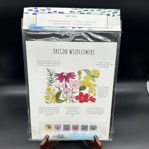 Watercolor Painting Workshop Kit Oregon Wildflowers Maya Kiwi Water Brushpen - Picture 1 of 3