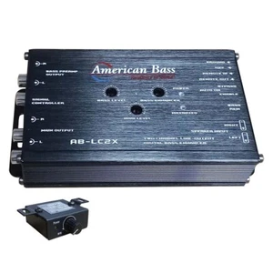 AMERICAN BASS AB-LC2X 2-CHANNEL LINE-OUTPUT CONVERTER LOC DIGITAL BASS ENHANCER - Picture 1 of 2