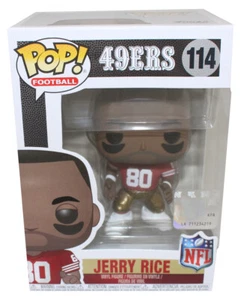 Jerry Rice San Francisco 49ers Funko Pop! #114 w/ Soft Protector 10203 - Picture 1 of 6
