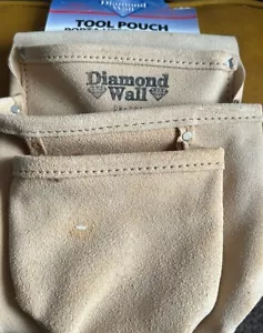 Leather Tool Pouch 3 Pouch for 2" Belt New-Old-Stock Diamond Wall DW 124 - Picture 1 of 1