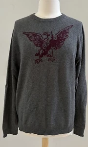 Banana Republic Men’s Eagle 100% Cashmere Sweater Elbow Patches Size L EUC - Picture 1 of 5