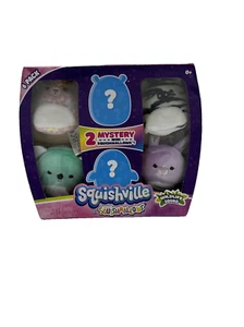 Squishville by Squishmallow 6 pack Wildlife Squad with 2 Mystery Mini New - Picture 1 of 4