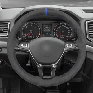 Steering Wheel Cover Wrap for Volkswagen VW Amarok T6 California Caravelle L - Picture 1 of 15
