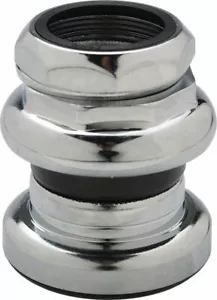 Tange-Seiki Passage New 1" Threaded Headset: 26.4mm Crown Race Chrome - Picture 1 of 1