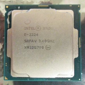 INTEL SRFAV XEON E-2224 CPU 3.40 GHz - Picture 1 of 2