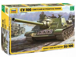 Soviet Tank Destroyer SU-100 3688 ZVEZDA 1:35 New ! - Picture 1 of 1