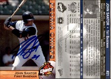John Santor Signed 2003 MultiAd Peoria Chiefs #22 Card *Autograph Den* Auto