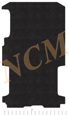 ALFOMBRA A MEDIDA RENAULT TRAFFIC/VAUXHALL VIVARO LWB 2014-20 EN 450, 650 GSM Foto 1 de 3