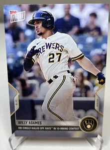 2022 Topps Now #684 Willy Adames Walk Off - Brewers (PR-265) - Bild 1 von 2