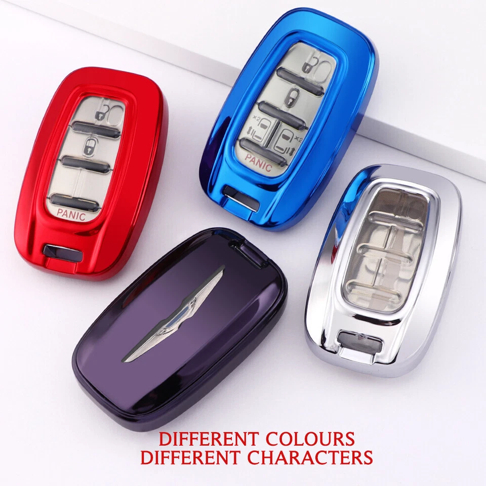 TPU Remote key cover For 2017-2023 Chrysler Pacifica 2020-2022 Chrysler Voyager Foto 1 de 1