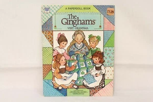 Vintage 1981 Paper Doll Book The Ginghams Visit Grandma Uncut - Picture 1 of 20