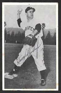 Danny Murtaugh PIRATAS FIRMADO 3-1/2 x 5-1/2 AUTÓGRAFO POSTAL FOTOGRÁFICA AUTOMÁTICA CERTIFICADO DE AUTENTICIDAD #1 - Imagen 1 de 2
