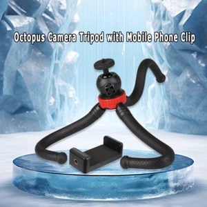 Octopus Camera Tripod with Mobile Phone Clip for iPhone/Android/GoPro/Ipad/DSLR - Picture 1 of 7
