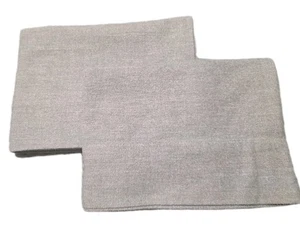 Set of 2 Grey Flannel PillowCases By Threshold 20 X 28 Standard - Picture 1 of 6