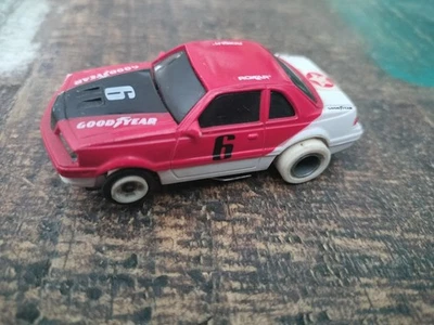 Винтажный ROKAR MCar #6 Ford T-Brd Stocker гоночный автомобиль HO трассовый автомобиль красный белый  - Изображение 1 из 4