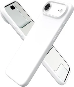 Slim Liquid Silicone iPhone Air Case 6.5" - White, Shockproof Soft Gel Cover - Picture 1 of 8