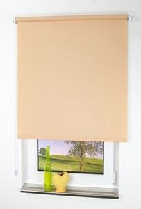 LIEDECO Seitenzugrollo Uni-Tageslicht 102 x 180 cm Fb. sand - Bild 1 von 5