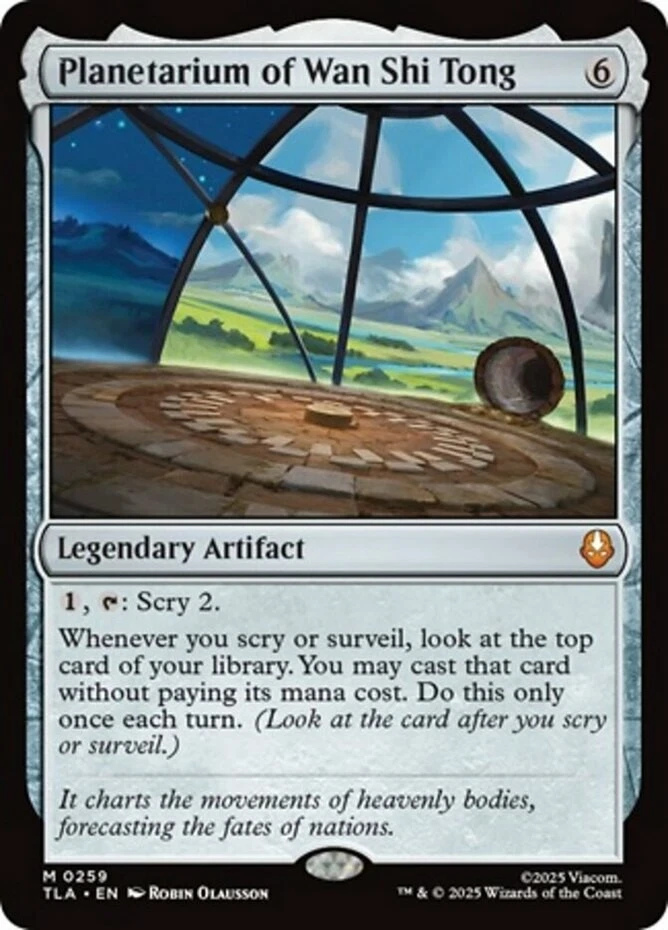x1 Planetarium of Wan Shi Tong - Foil M MTG Avatar: The Last Airbender M/NM, Eng - Image 1 of 1