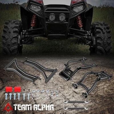 Paquete de 4 brazos A de control superior e inferior traseros L+R para Polaris RZR S 800 4 800 2009-2014 Foto 1 de 4