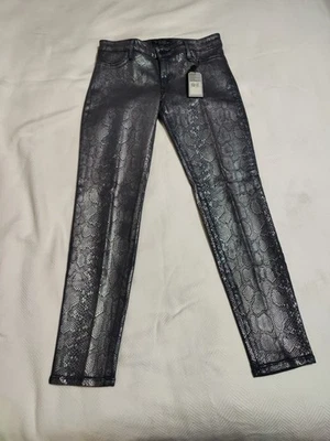 Pantalones para mujer Guess 1981 Power ultra ajustados con estampado de serpiente 31 cintura 29 entrepierna Foto 1 de 4