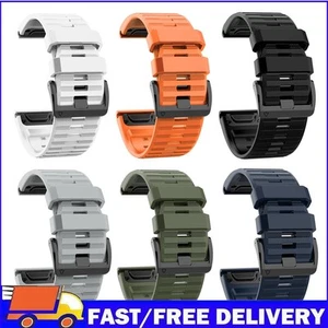 Silicone Watch Band Strap for Fenix 6X 5X 3 D2 Tactix Bravo Descent MK1 - Zdjęcie 1 z 24