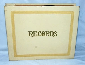 45 rpm Record Booklet Excellent Condition Filled with Records Ivory Cover - Foto 1 di 13